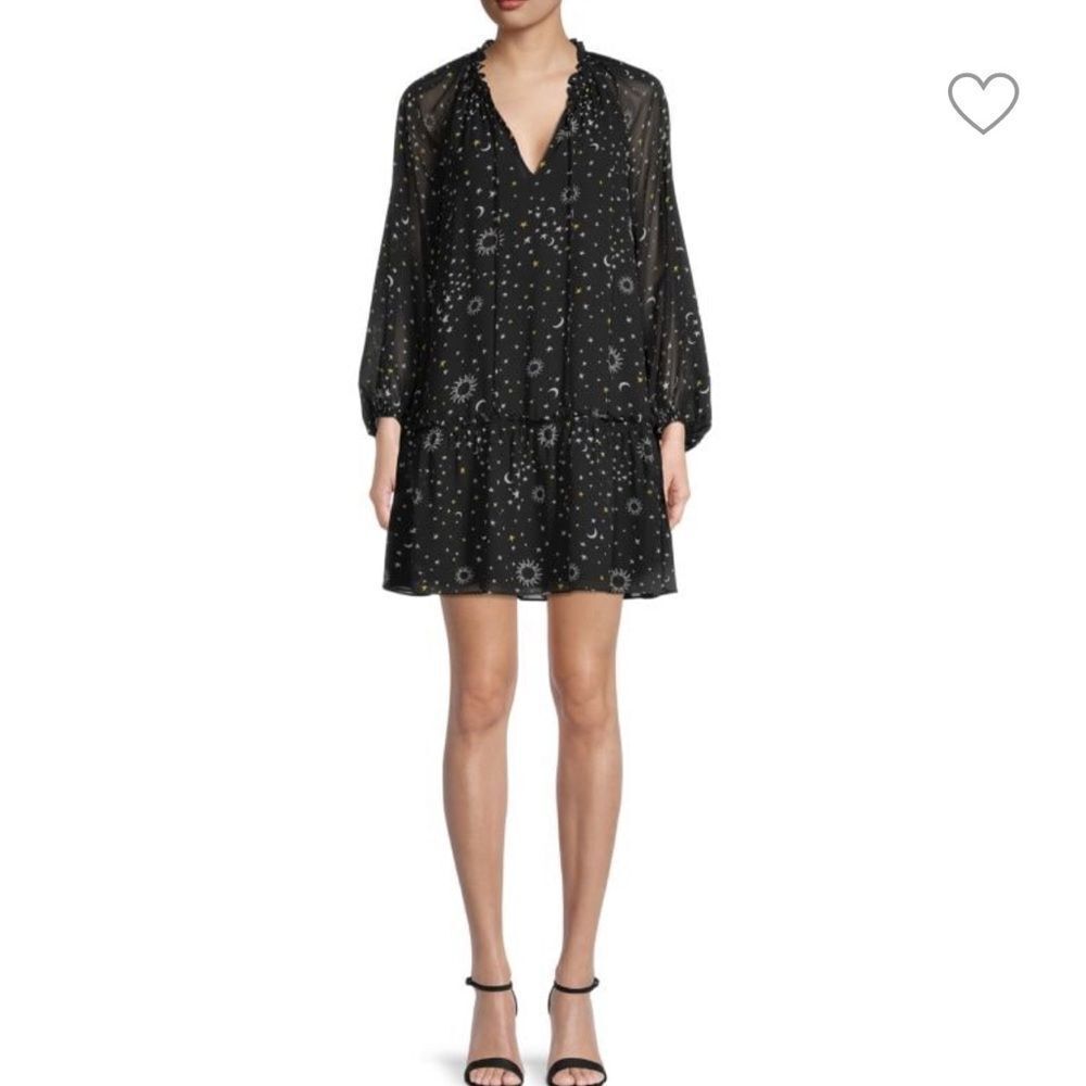 Derek Lam 10 Crosby Juno Trapeze Dress Black 6